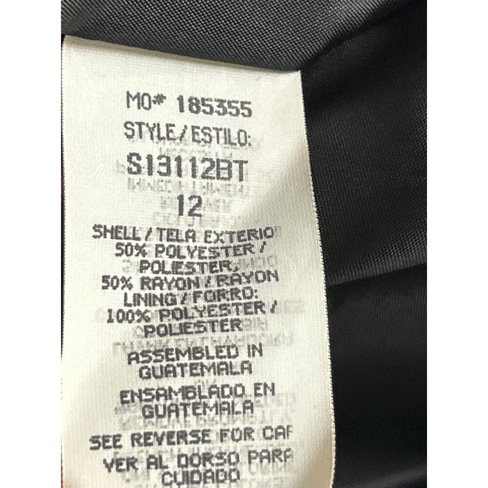 Vtg. Sag Harbor Womens Black Two-Button Blazer Size 12 Professional Wear Office - Picture 5 of 8